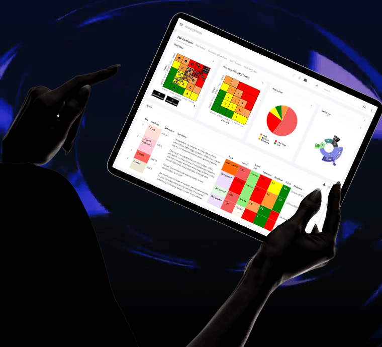 Discover Symbiant's risk register software for UK organisations with optional AI Assistant. Configure registers, automate reviews, link controls and actions, and improve risk reporting.