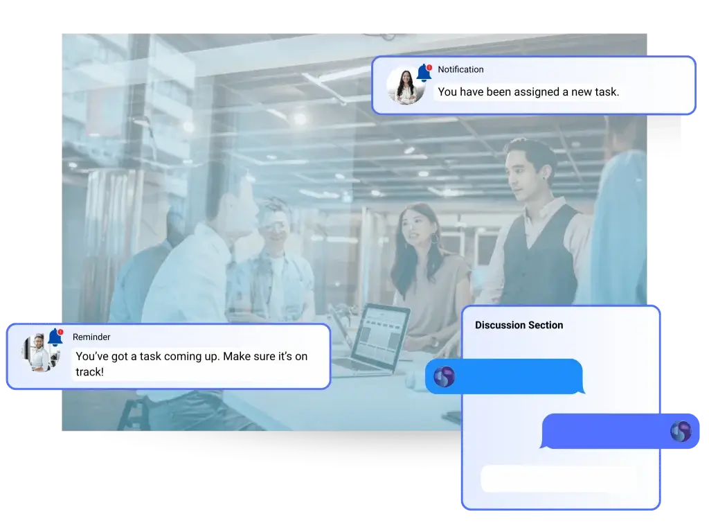 Symbiant GRC and Audit Management Software notification_ AI-powered, agile, and affordable reminder for upcoming task deadline