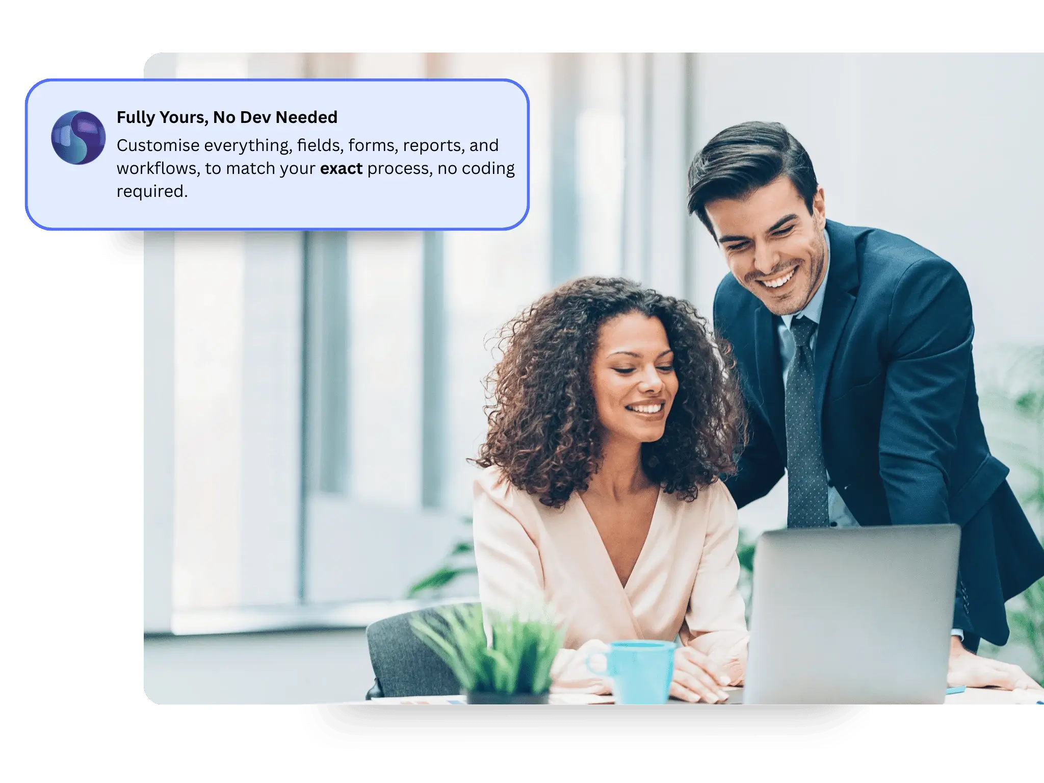 Symbiant DPIA module with no-code customisation of fields, layouts, workflows, and reports to fit any Governance, Risk, and Compliance framework