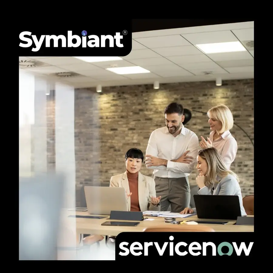 Compare Symbiant GRC vs ServiceNow for GRC and IRM, including usability, implementation, pricing, configuration, AI and independent analyst observations.